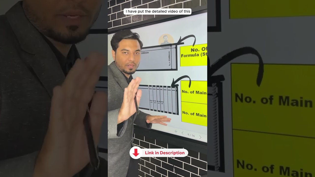 How To Calculate No Of Bars In Slab Part 1 viral viralshorts How To Calculate No Of Bars In Slab Part 1 viral viralshorts