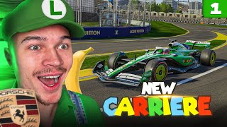 JE CRÉE L'ÉCURIE LUIGI x PORSCHE sur F1 25 ! 🍄🏎️ | CARRIE...