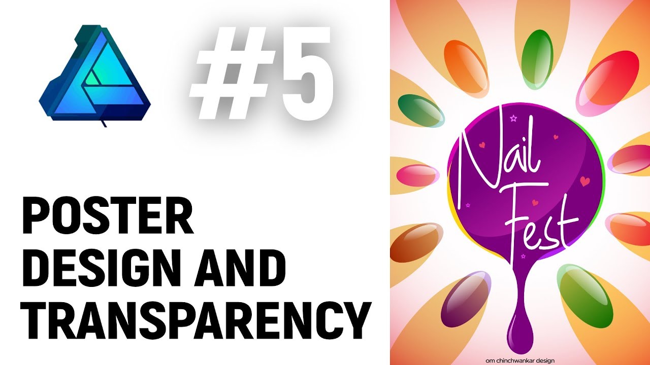 Affinity Designer Tutorial #5 | Transparency Tool | Learn Graphic Design In Hindi - YouTube