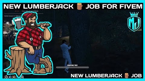 QBCore New LUMBERJACK 🪵 JOB  *FREE* | FiveM Roleplay Scripts | FiveM Tutorial 2023 | MJ DEVELOPMENT