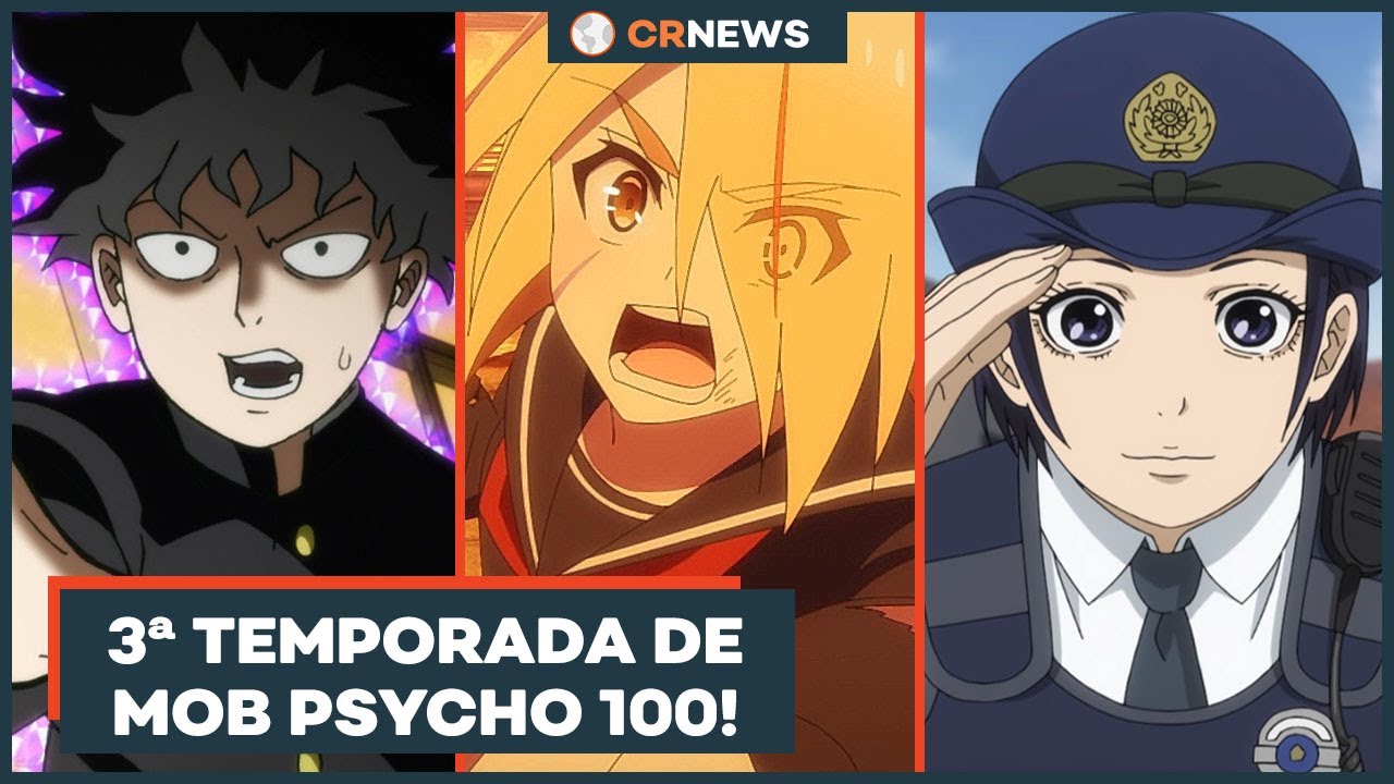 3ª TEMPORADA DE MOB PSYCHO 100, FILME DE ZOMBIE LAND SAGA E MAIS!