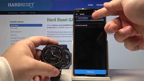How to Unpair GARMIN Fenix 6X – Disconnect Smartwatch