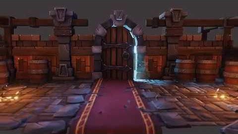 Unity3d Stylized Dungeon Test Scene