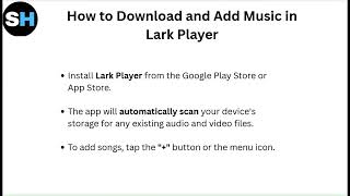 How to Download and Add Music in Lark Player - Import Songs Guide 2026 screenshot 3