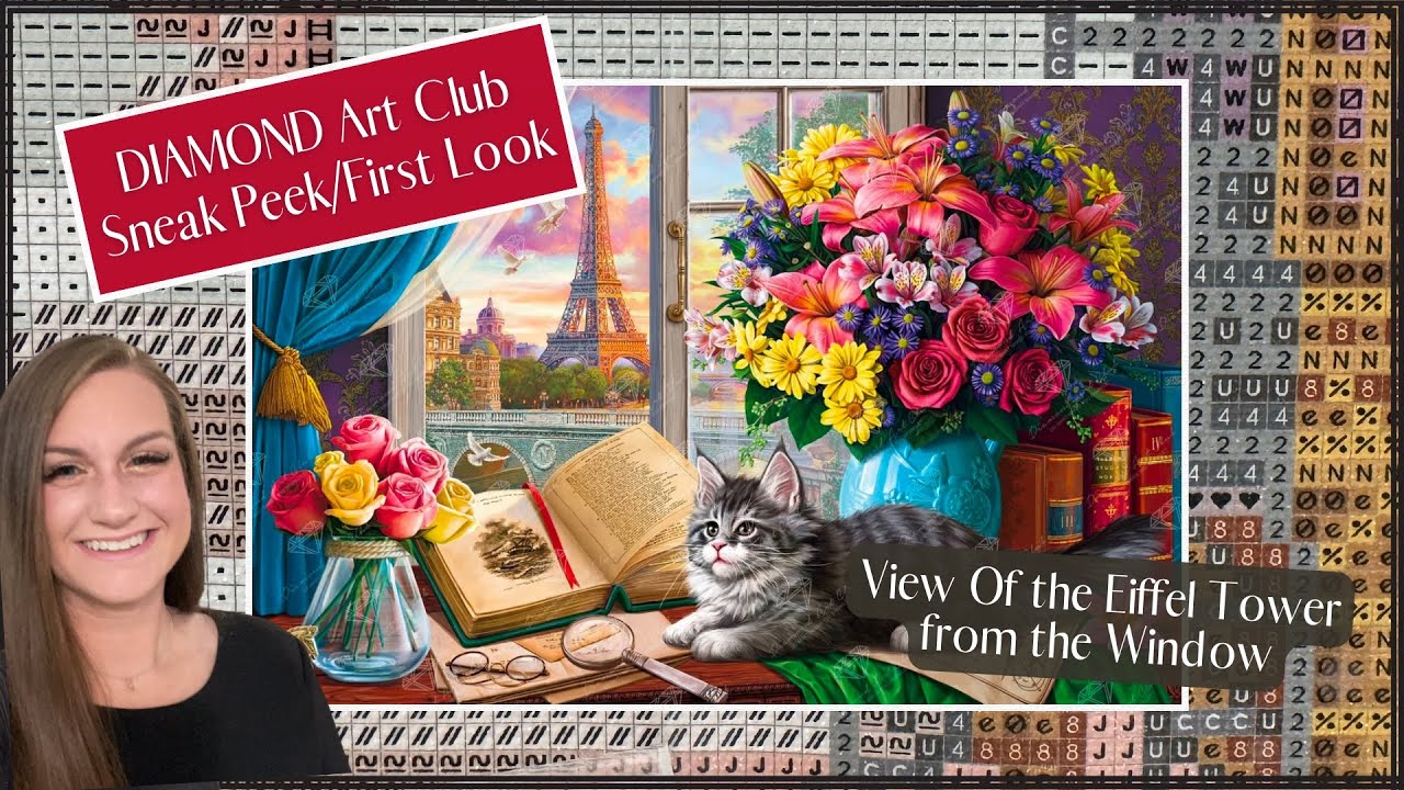 Diamond Art Club Sneak Peek “View of the Eiffel Tower from the