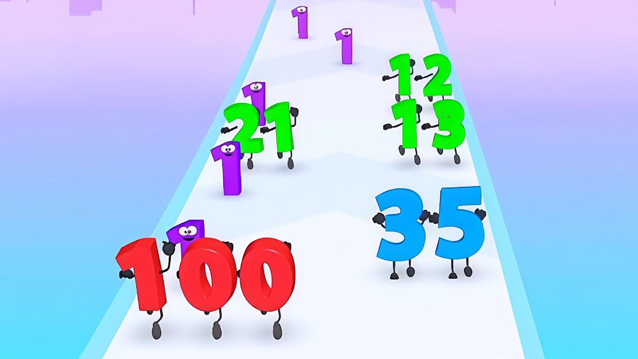 Number Leveling just hitting the best score android ios walkthrough run ...