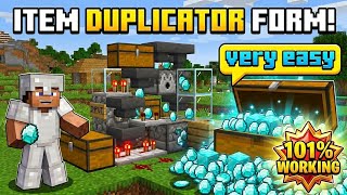 Unlimited Dimond Farm Very Easy And 101% Working Item Duplicator 🤯😱 #minecraft #minecraftfarm