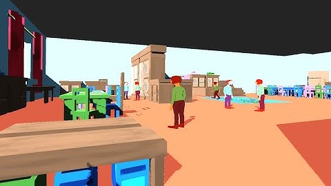 Face Collection - A Little Kindergarten Level with Blender and Unity3D