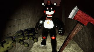 PLAYING AS SPRINGTRAP HUNTING LEFTY WITH AN AXE! (NEW UPDATE) | FNAF Aftons Revenge