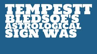 What was Tempestt Bledsoe's birthday?