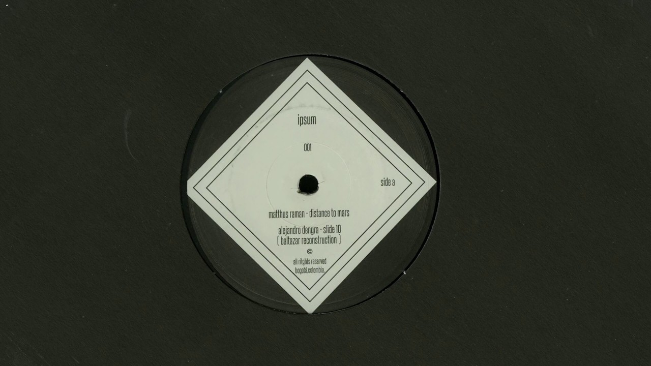 Eledance VolI |A2-Alejandro Dengra- Slide10 ( Baltazar Reconstruction ) | Ipsum Records [Vinyl Only]