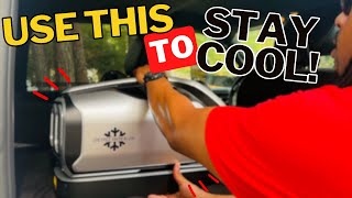 How I stay COOL in my Hotshot Trucking Setup | Zerobreeze Mark 2 Portable A/C Unit | Does it Work?