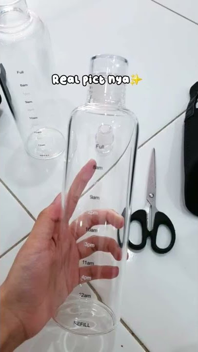 AESTHETIC!! Botol Minum Bening Viral✨ Link shopee cek di komen #shorts #racunshopee