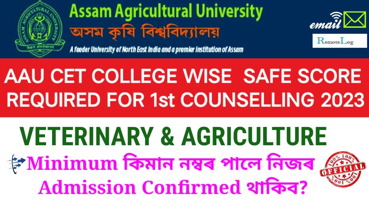 Aau cetug 2023 expected cut off marks and percentile for agriculture