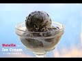 Nutella Swirl Ice Cream - 3 Ingredients