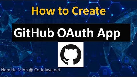 How to create GitHub OAuth App (client ID and client secret)