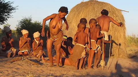 Kalahari San Bushmen Dancing