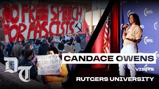 Candace Owens met with protests upon return to Rutgers University