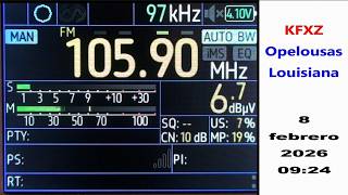 Aircheck 105.9 KFXZ - Opelousas, Louisiana