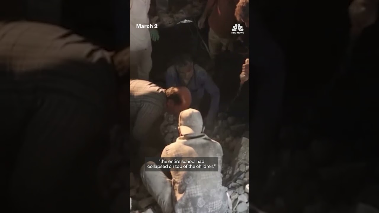 More than 100 killed in strike on an Iranian school