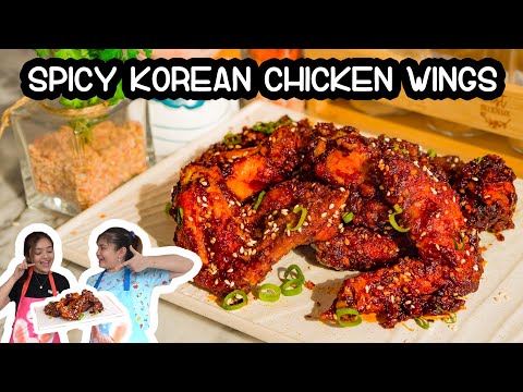 SPICY KOREAN CHICKEN WINGS