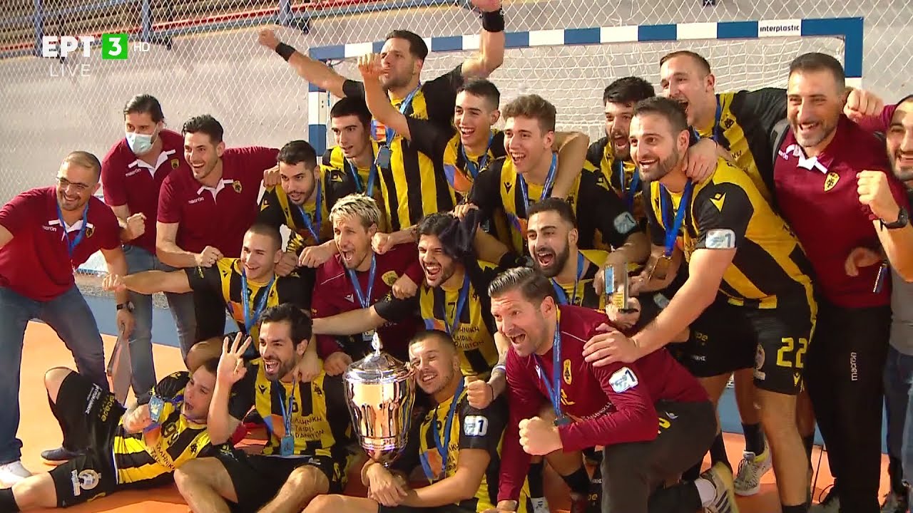 ΠΑΟΚ-ΑΕΚ 32-35 Στιγμιότυπα & Απονομή 2ος Τελικός Handball Premier 06-07-2021