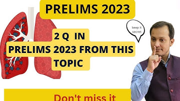 Most Important Topics for Prelims 2023#iaswithsantosh #iasprelims2023
