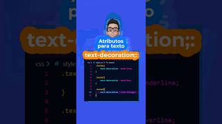 Atributos de texto #textdecoration 📑#overline #underline #linethrough 🖥️ #css3