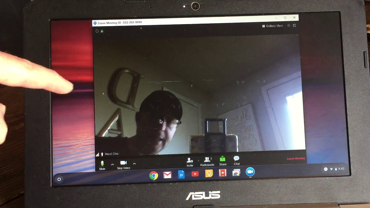 Initial Use Of Zoom Joining A Meeting On A Chromebook Youtube