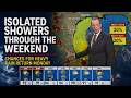 LATEST WEATHER: High temps and humidity, some scattered showers