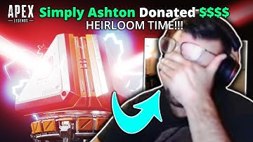 Donating an HEIRLOOM to a small streamer in Apex Legends....