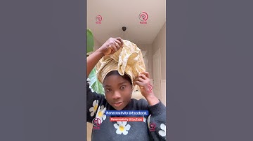 Brocade Turban Headwrap Tutorial #shorts #turban #gele #tutorial