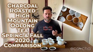 Charcoal Roasted High Mountain Oolong Tea Spring & Fall 2020 Comparison | Eco-Cha Teas