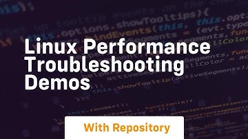 Linux performance troubleshooting demos