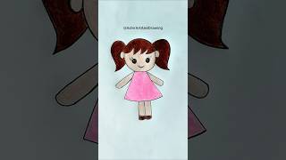 Cute Doll Drawing Easy Step By Step