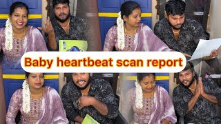 Our Babys First Scan Heart Beat Ranjith Anitha