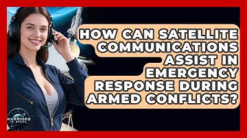 How Can Satellite Communications Assist in Emergency Response During Armed Conflicts?