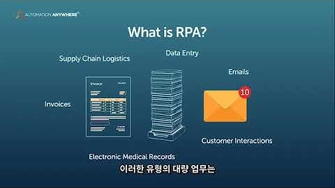 Automation Anywhere RPA(로보틱 프로세스 자동화)