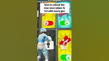 I Leaked How To Unlock The Neon Sniper in 1v1 With Every Gun
