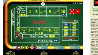 Best CRAPS Strategy - turn $300 into $4000 