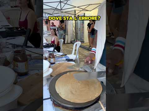 Dove sta l’errore! Pov #creperia #crepe #nutella #yogurteria