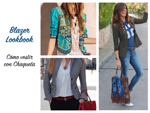 Lookbook / Blazer style women / Fashion Blazer Outfit Ideas - YouTube