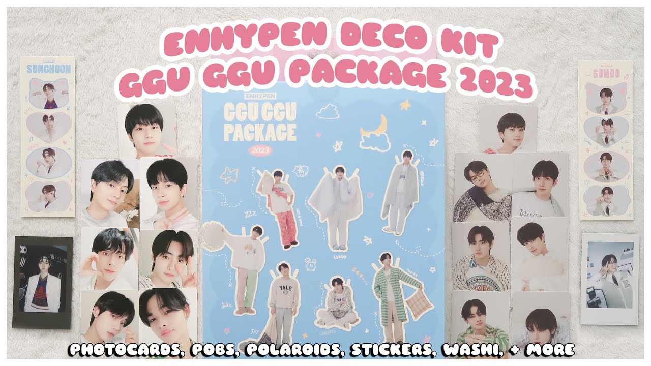 unboxing: Enhypen 2023 GGU GGU Package - YouTube