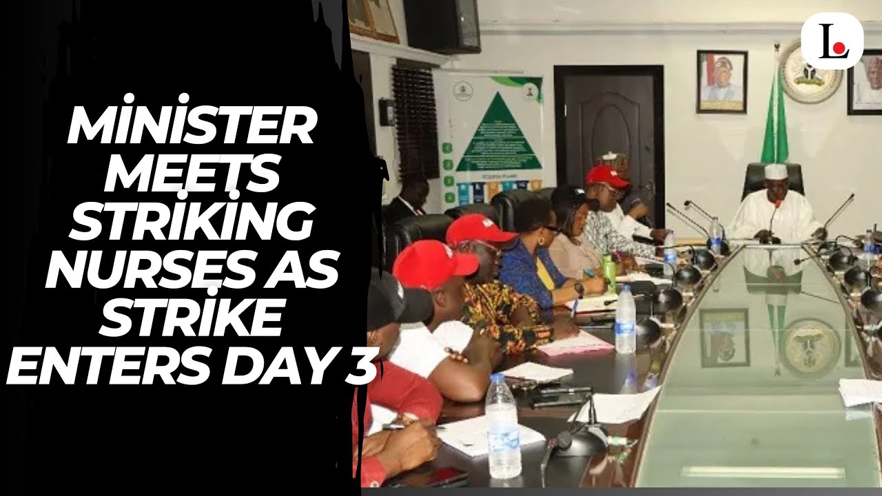 Minister Meets Striking Nurses As Strike Enters Day 3