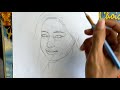 Line Art Tzuyu - Twice (timelapse)
