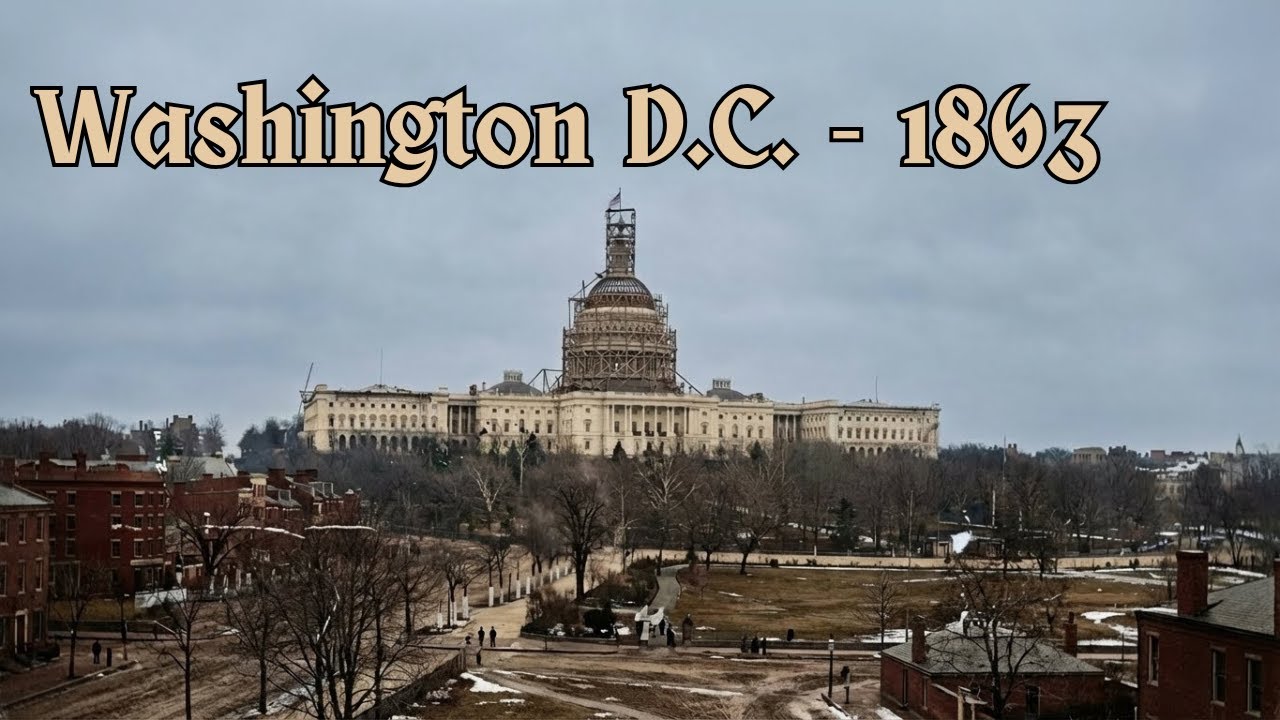 Washington D.C. 1863 (AI Reconstruction)
