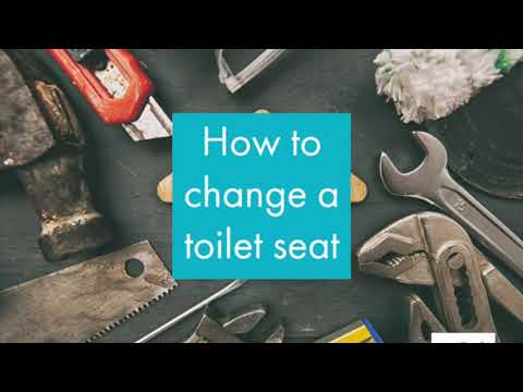 How to change toilet seat