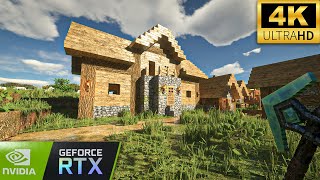 ULTRA REALISTIC MINECRAFT!! | Full Raytracing | Patrix + Seus PTGI | RTX 4080 + AMD 7950X3D