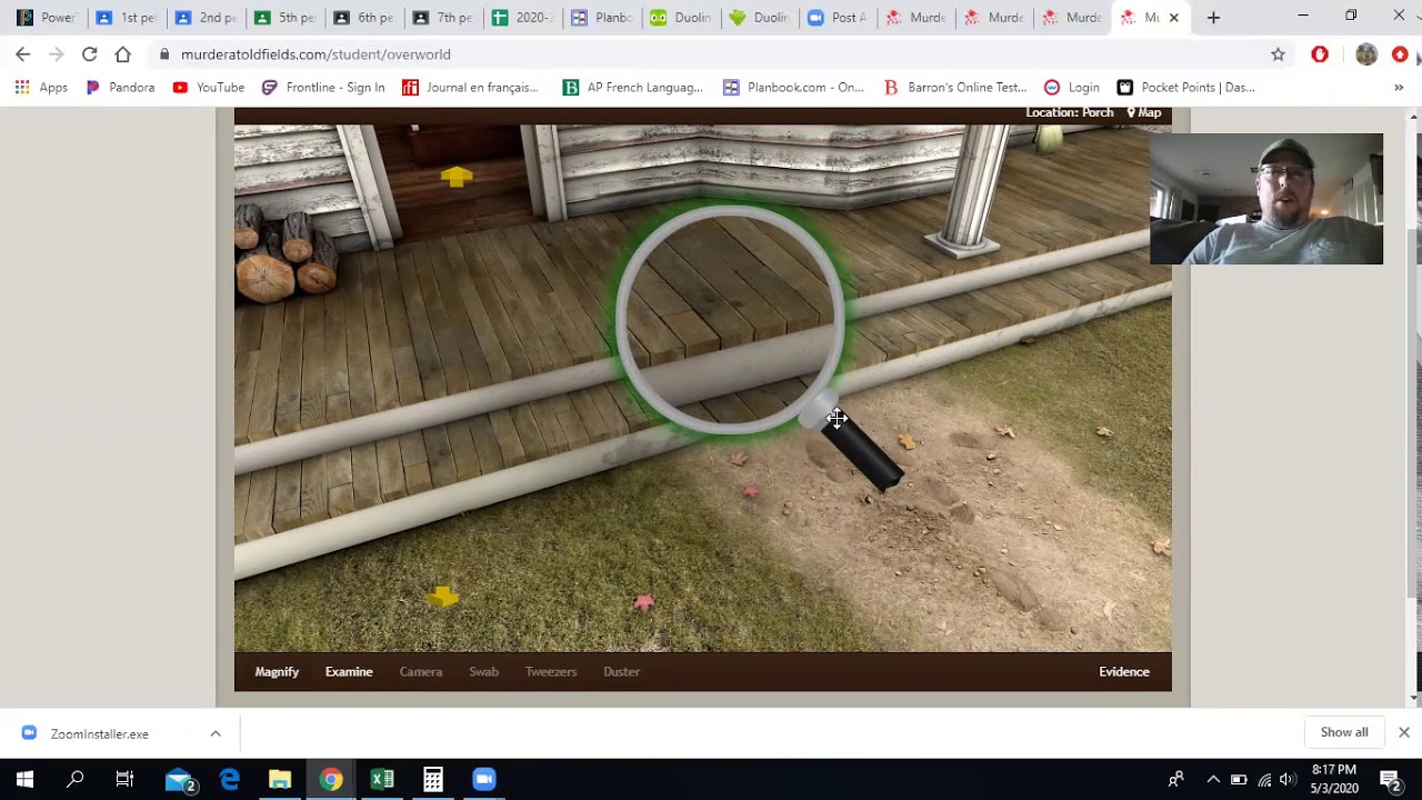 Murder at Old Fields Walk through Forensics DAVIS