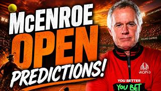 Full Patrick McEnroe Reveals His French Open Favorites Guide